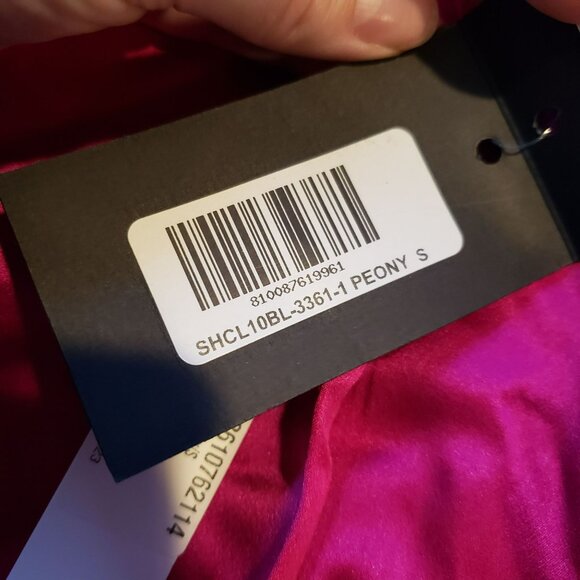 Sergio Hudson Pink Cropped Coat Wool Cashmere Jacket - Picture 7 of 15